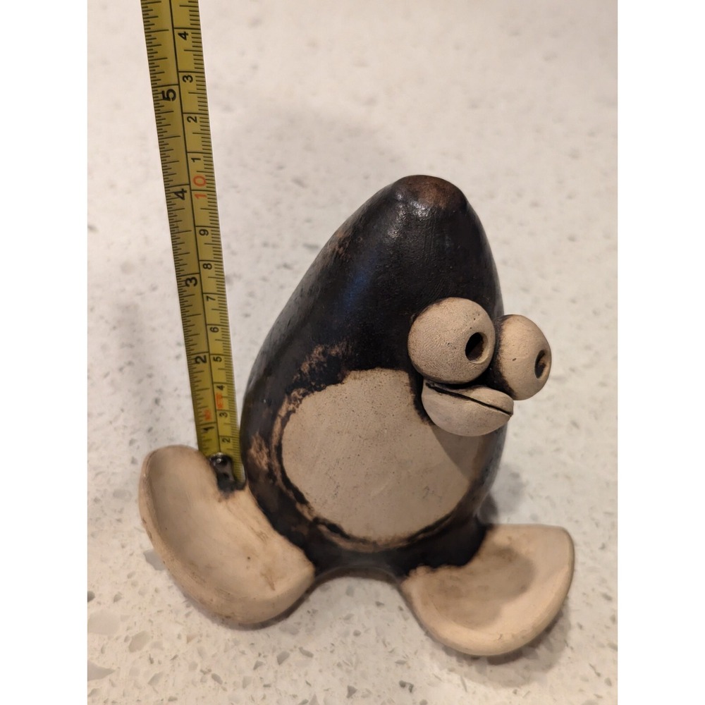 Vtg John Hughes Grogg Penguin Figurine Studio Pottery Sculpture Ceramic Wales - Picture 12 of 12